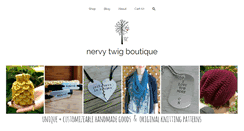 Desktop Screenshot of nervytwig.com